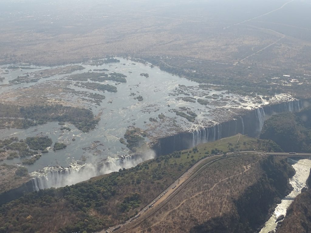 Vue d&rsquo;hélicopètere